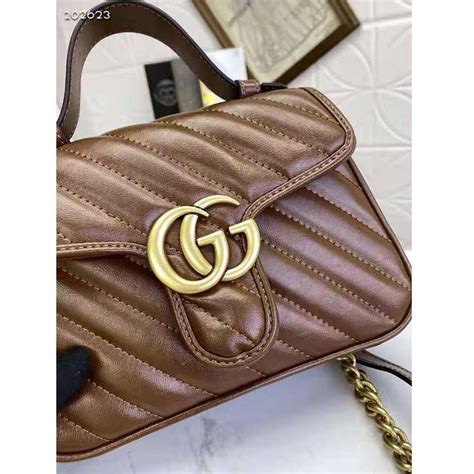 gucci marmont marrone|gucci marmont bag from nancy.